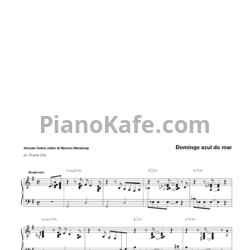 Ноты Antonio Carlos Jobim & Newton Mendonça - Domingo azul do mar - предпросмотр