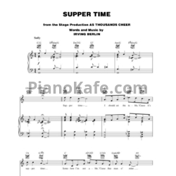 Ноты Irving Berlin - Supper time - предпросмотр