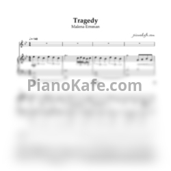 Ноты Malena Ernman - Tragedy (Piano cover)