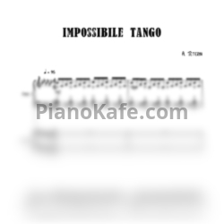 Ноты Артём Тетерин - Impossible tango (для 2 фортепиано) - предпросмотр