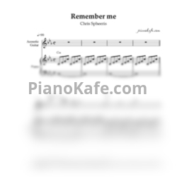 Ноты Chris Spheeris - Remember me