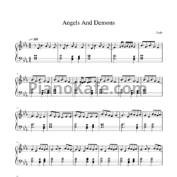 Ноты Jxdn - Angels and Demons - предпросмотр