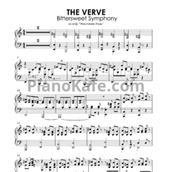 Ноты The verve - Bittersweet Symphony (Piano solo)