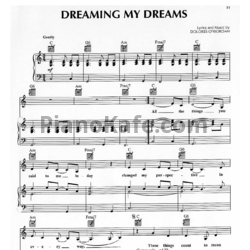 Ноты The Cranberries - Dreaming my dreams