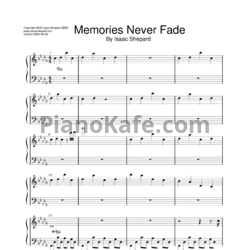 Ноты Isaac Shepard - Memories never fade - предпросмотр