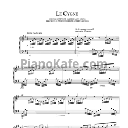 Ноты Richard Clayderman - Le cygne - предпросмотр
