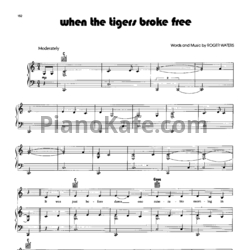Ноты Pink Floyd - When the tigers broke free - предпросмотр