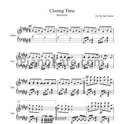 Ноты Semisonic - Closing time