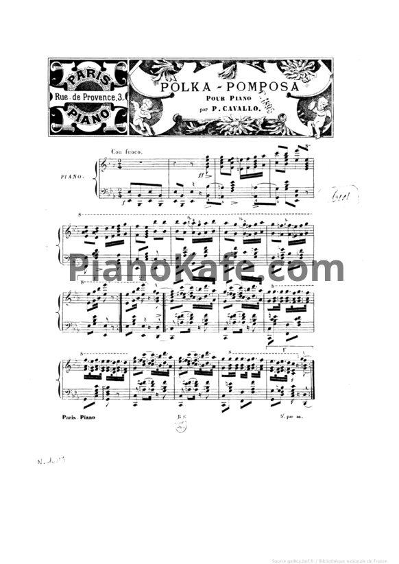 Ноты Peter Cavallo - Polka-Pomposa - PianoKafe.com
