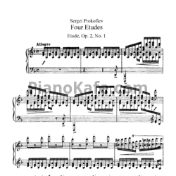 Ноты Сергей Прокофьев - Четыре этюда (Op. 2) - предпросмотр
