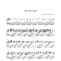 Ноты Андрей Бирин и Виктория Дайнеко - Я вижу свет - предпросмотр