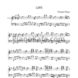 Ноты Vicenzo Piano - Life - предпросмотр