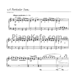 Ноты Patrick Doyle - A particular sum - предпросмотр