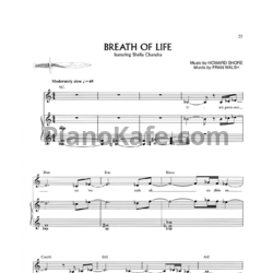 Ноты Howard Shore - Breath of life
