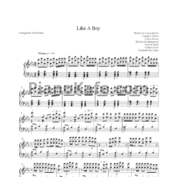 Ноты Ciara - Like A Boy - предпросмотр