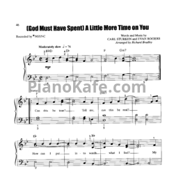 Ноты N Sync - Spent a little more time - предпросмотр