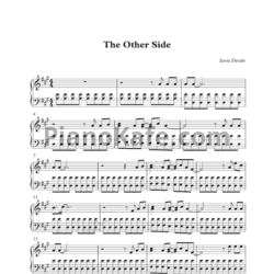 Ноты Jason Derulo - The other side