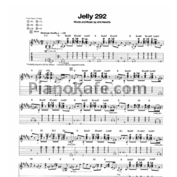 Ноты Jimi Hendrix - Jelly 292 - предпросмотр