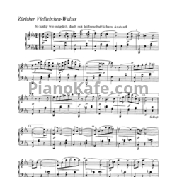 Ноты Р. Вагнер - Цюрихский вальс обожания (WWV 88) - предпросмотр