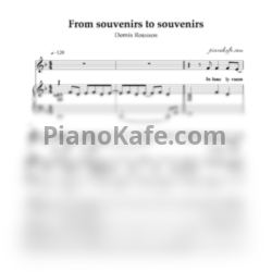 Ноты Demis Roussos - From souvenirs to souvenirs (ре минор) - предпросмотр