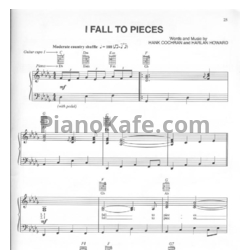Ноты LeAnn Rimes - I fall to pieces - предпросмотр