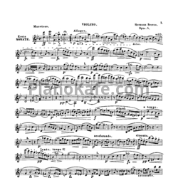 Ноты Г. Беренс - Соната (Скрипка, Op. 5) - предпросмотр