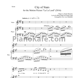 Ноты Ryan Gosling and Emma Stone - City of stars (2)