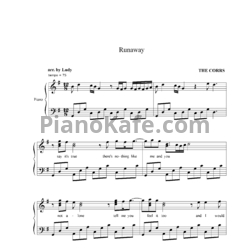 Ноты The Corrs - Runaway - предпросмотр