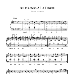 Ноты Richard Clayderman - Blue rondo a la turque - предпросмотр