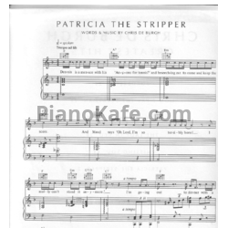 Ноты Chris de Burgh - Patricia the stripper - предпросмотр