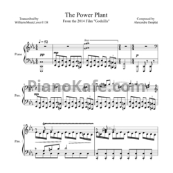 Ноты Alexandre Desplat - The power plant - предпросмотр