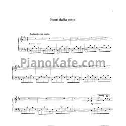 Ноты Ludovico Einaudi - Fuori dalla notte - предпросмотр