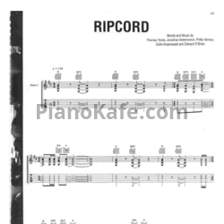 Ноты Radiohead - Ripcord