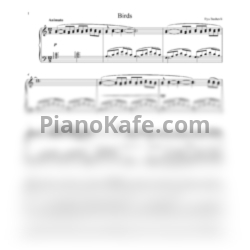 Ноты Ilya Beshevli - Birds - предпросмотр