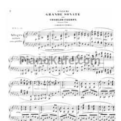 Ноты Карл Черни - Соната для фортепиано №11 (Op. 730) - предпросмотр