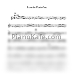 Ноты Andrea Bocelli - Love in Portofino (Переложение для трубы) - предпросмотр