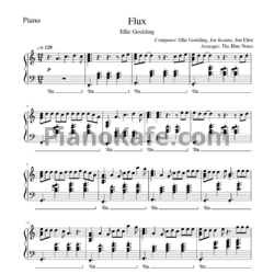 Ноты Ellie Goulding - Flux - предпросмотр