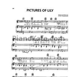 Ноты The Who - Pictures of Lily - предпросмотр