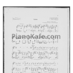 Ноты Cole Porter - Lima - предпросмотр