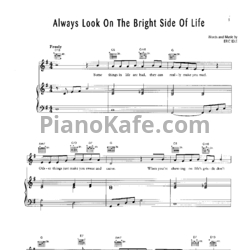 Ноты Eric Idle -  Always look on the bright aise of life