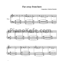 Ноты Fabrizio Paterlini - Far away from here - предпросмотр