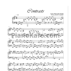 Ноты Aziza Mustafa Zadeh - Contrasts - предпросмотр