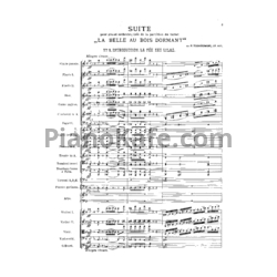 Ноты П. Чайковский - Сюита из балета "Спящая красавица" (Партитура, Op. 66A) - предпросмотр