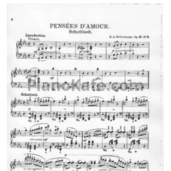 Ноты Герман Волленгаупт - Контрданс (Шотландский "Думы о любви") Соч. 13 № 3 - предпросмотр