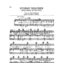 Ноты Frank Sinatra - Stormy weather