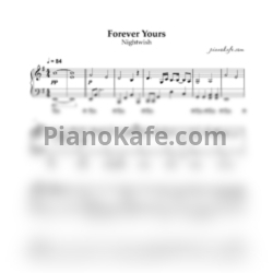 Ноты Nightwish - Forever yours (Piano cover) - предпросмотр