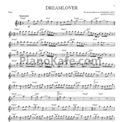 Ноты Mariah Carey - Dreamlover (Переложение для флейты) - предпросмотр