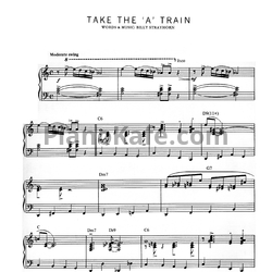 Ноты Billy Strayhorn - Take the 'A' train - предпросмотр