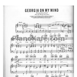 Ноты Billie Holiday - Georgia on my mind - предпросмотр