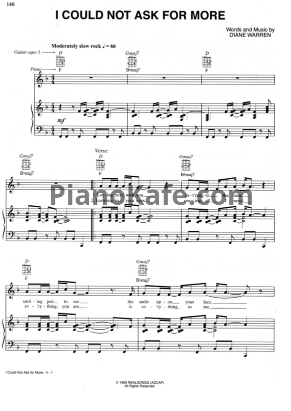 Ноты Edwin McCain - I could not ask for more (Версия 2) - PianoKafe.com